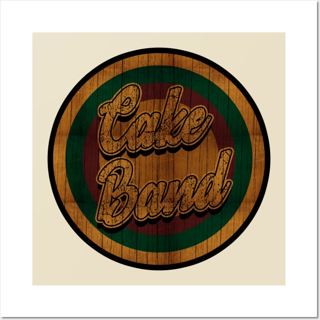 Circle Retro Cake Band Wall Art by Electric Tone